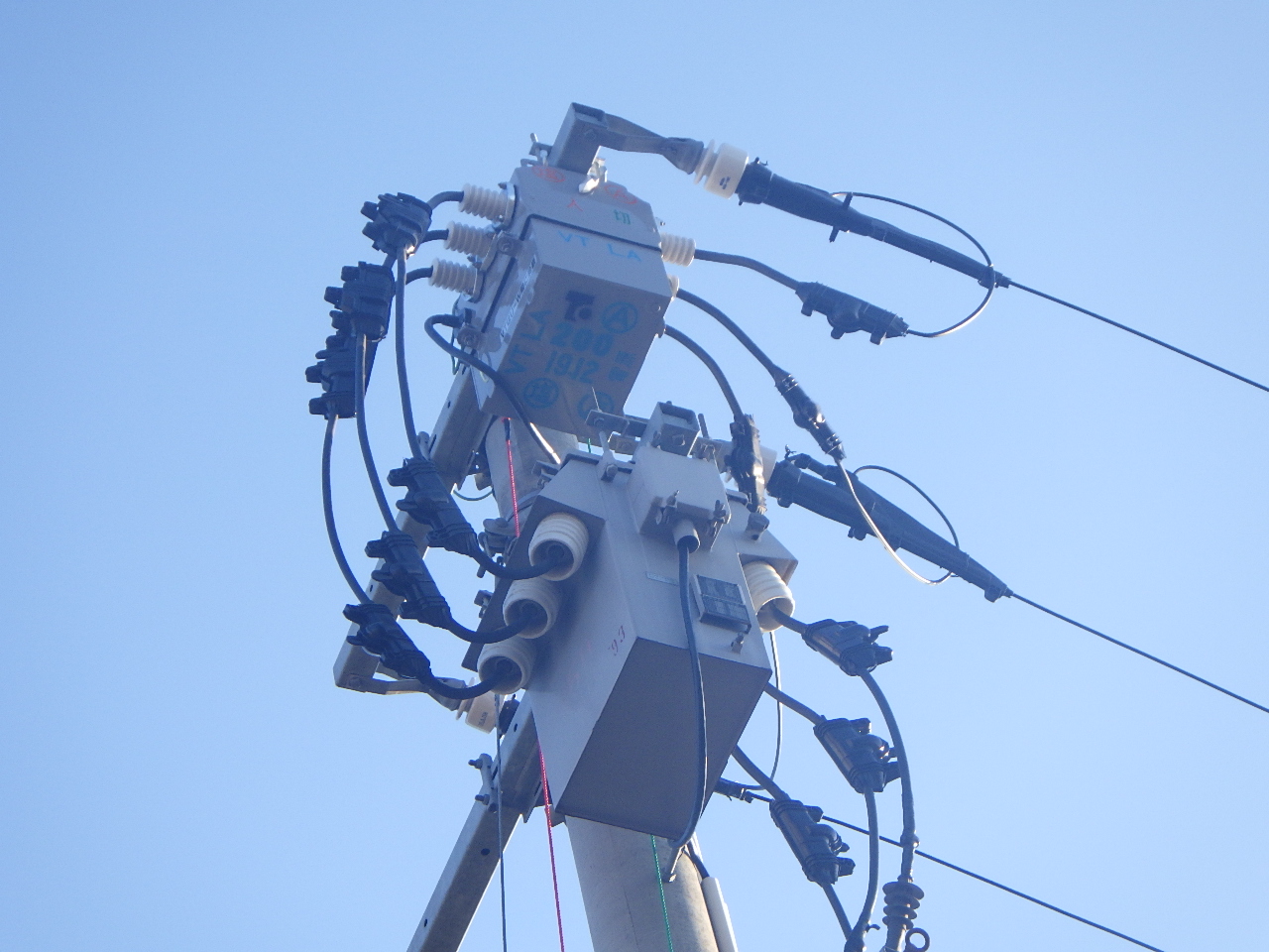電柱上の電気設備